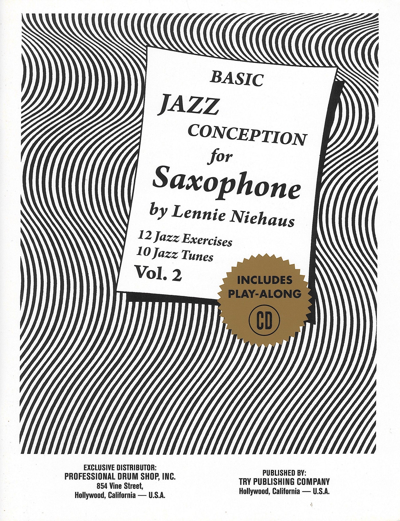 サクソフォンのためのベーシック・ジャズ・コンセプション Vol. 2（サックスソロ）／Basic Jazz Conception for Sax Vol. 2 (TRY Pub.)