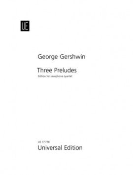 3つの前奏曲（サックス4重奏）／Three Preludes (Saxophone Quartet)