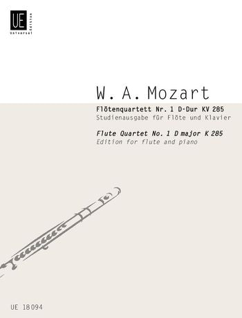 フルート フルート4重奏曲 第1番 ニ長調 Kv 285（フルートソロ）／Flute Quartet