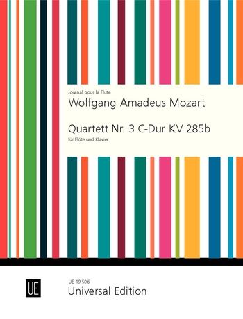 フルート4重奏曲 第3番 ハ長調 Kv 285b（フルートソロ）／Flute Quartet No. 3 in C Major KV 285b