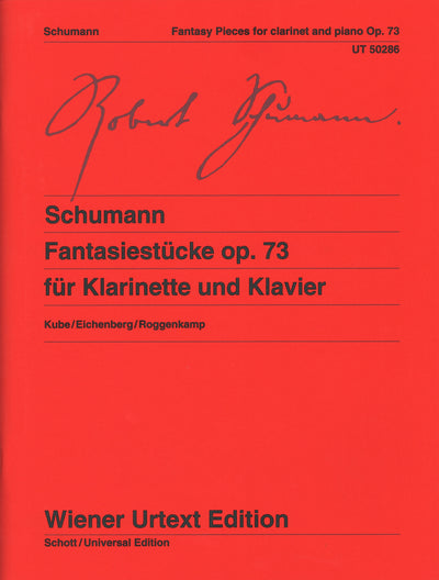 幻想小曲集 作品73（ウィーン原典版）（クラリネットソロ）／Fantasy Pieces Op. 73 (Clarinet & Piano)