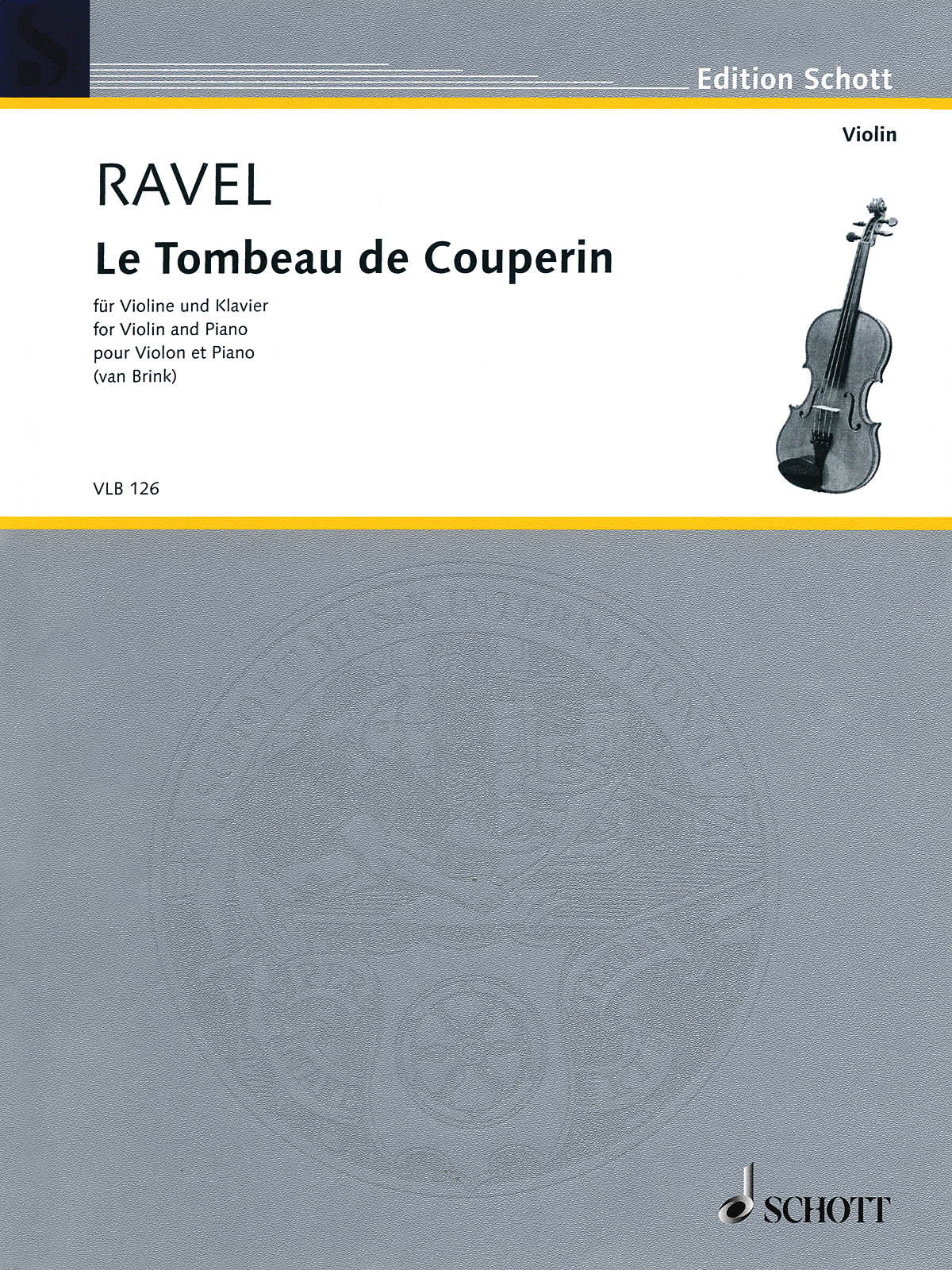 クープランの墓（ヴァイオリンソロ）／Le Tombeau de Couperin