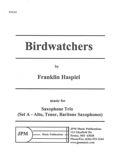 バードウォッチャー（サックス3重奏）／Birdwatchers (Sax Trio ATB) (JPM Music Pub.)