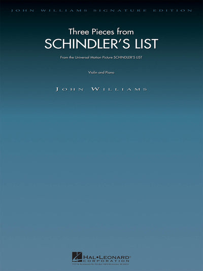 シンドラーのリストより3つの小品（ヴァイオリンソロ）／Three Pieces from Schindler's List