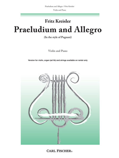 プニャーニの様式による前奏曲とアレグロ（Violin.ソロ）／Praeludium and Allegro in the Style of Pugnani