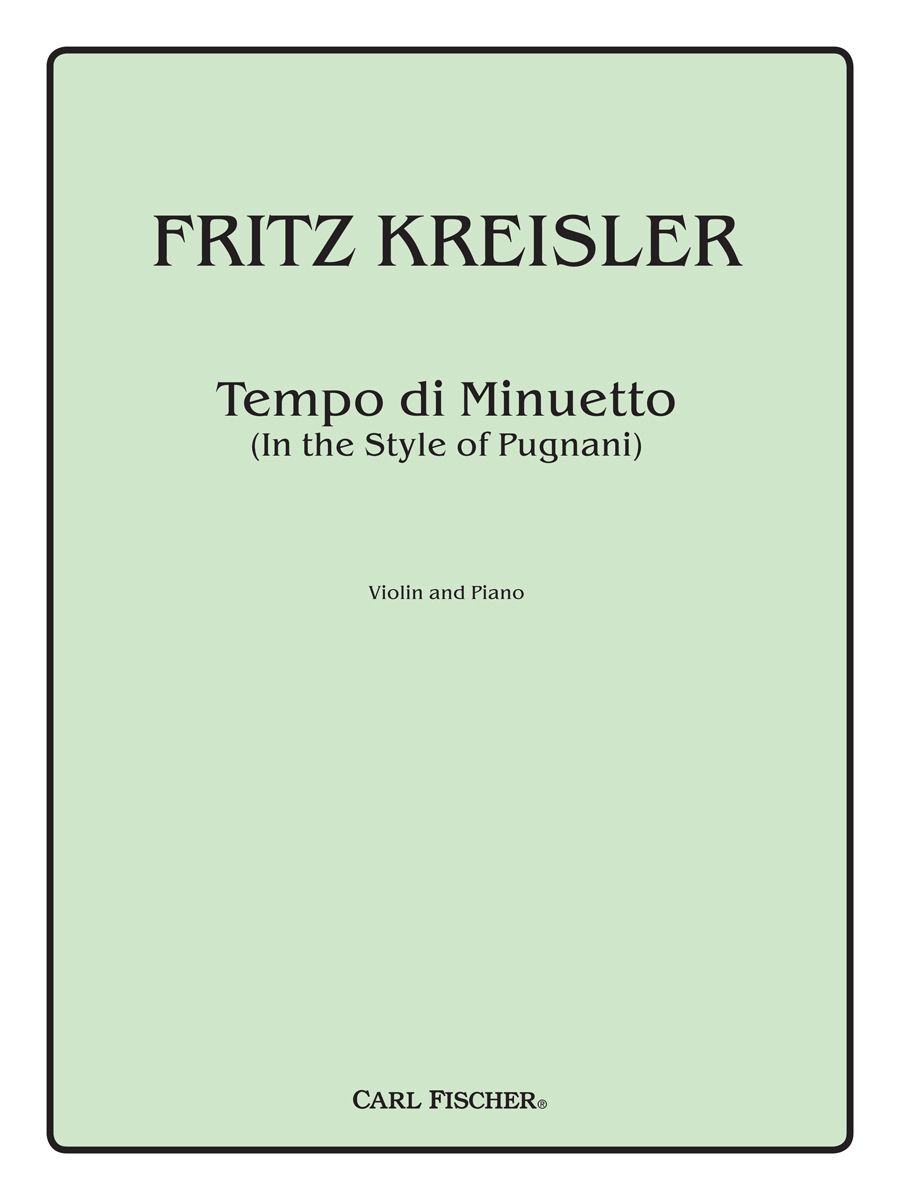 プニャーニの様式によるテンポ・ディ・メヌエット（Violin.ソロ）／Tempo di Minuetto in the Style of Pugnani