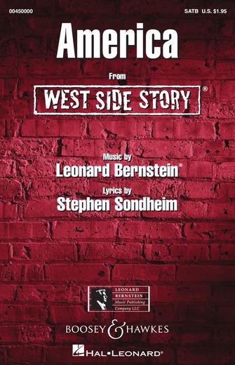 アメリカ (「ウエスト・サイド・ストーリー」より)〔混声4部合唱〕／America (from West Side Story)