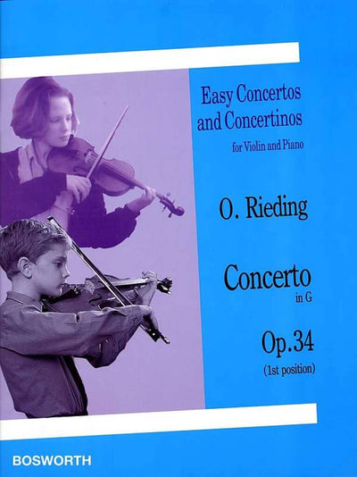 協奏曲ト長調 作品34（Violin.ソロ）／Concerto in G Major Op. 34 (Violin & Piano)