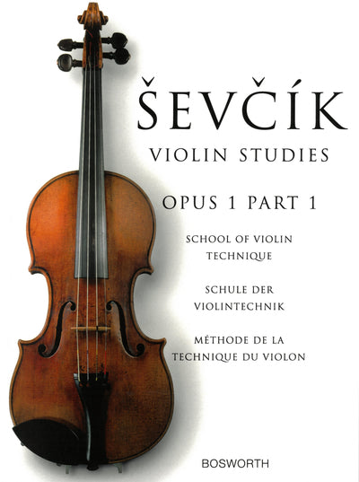 ヴァイオリン技巧教本 Op.1 パート1（ヴァイオリン）／Sevcik Violin Studies - Opus 1 Part 1