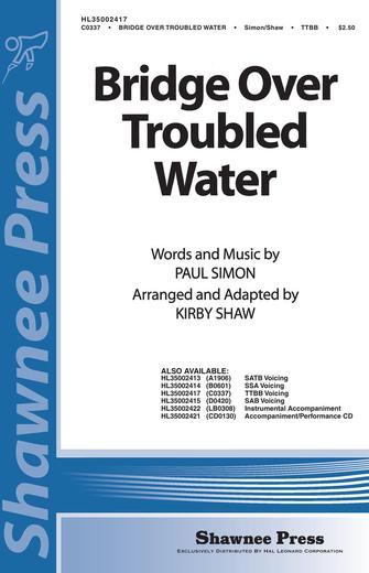 明日に架ける橋 〔男声4部合唱〕／Bridge Over Troubled Water (TTBB)
