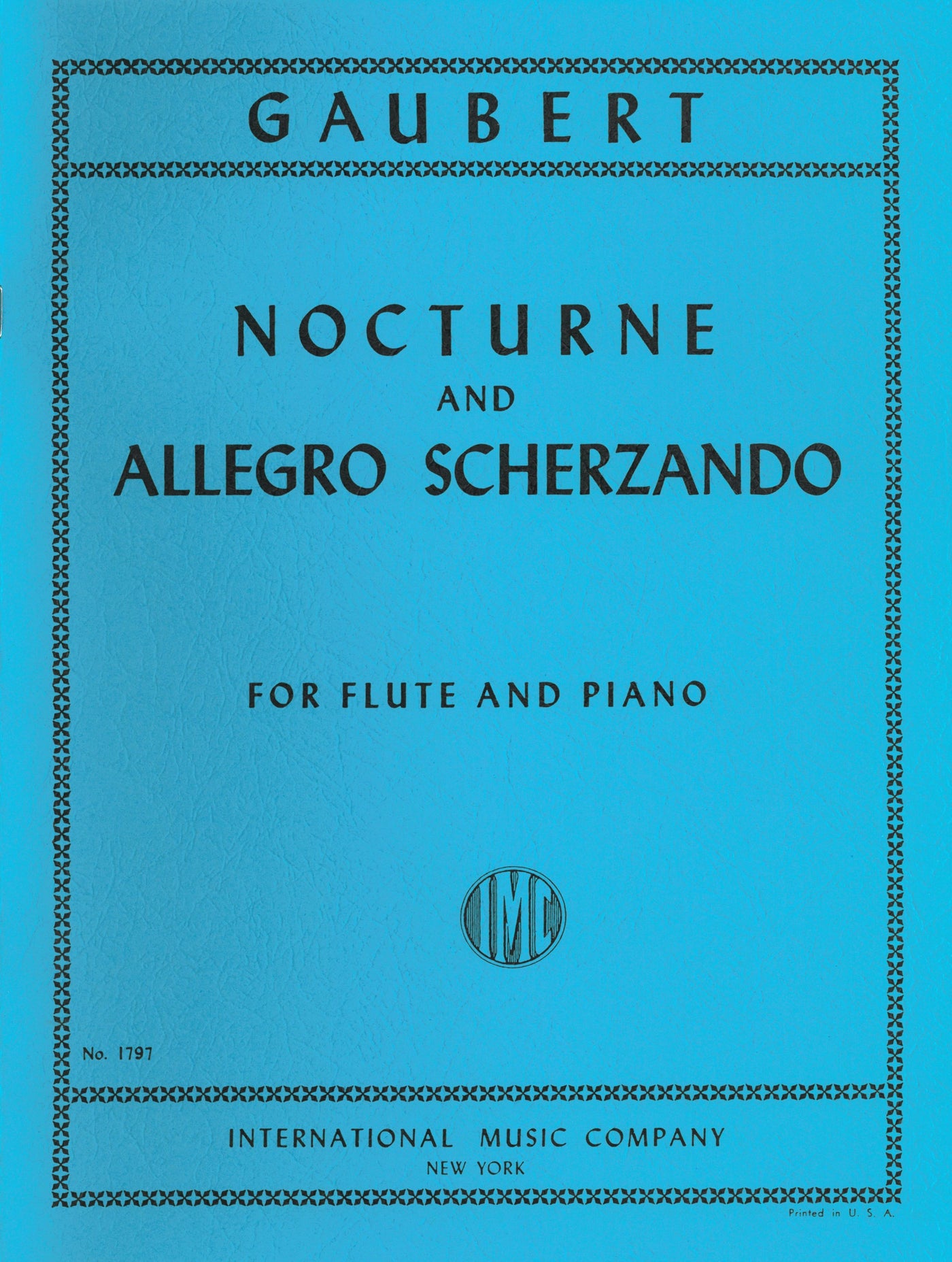 夜想曲とアレグロ・スケルツァンド（Fl.ソロ）／Nocturne and Allegro