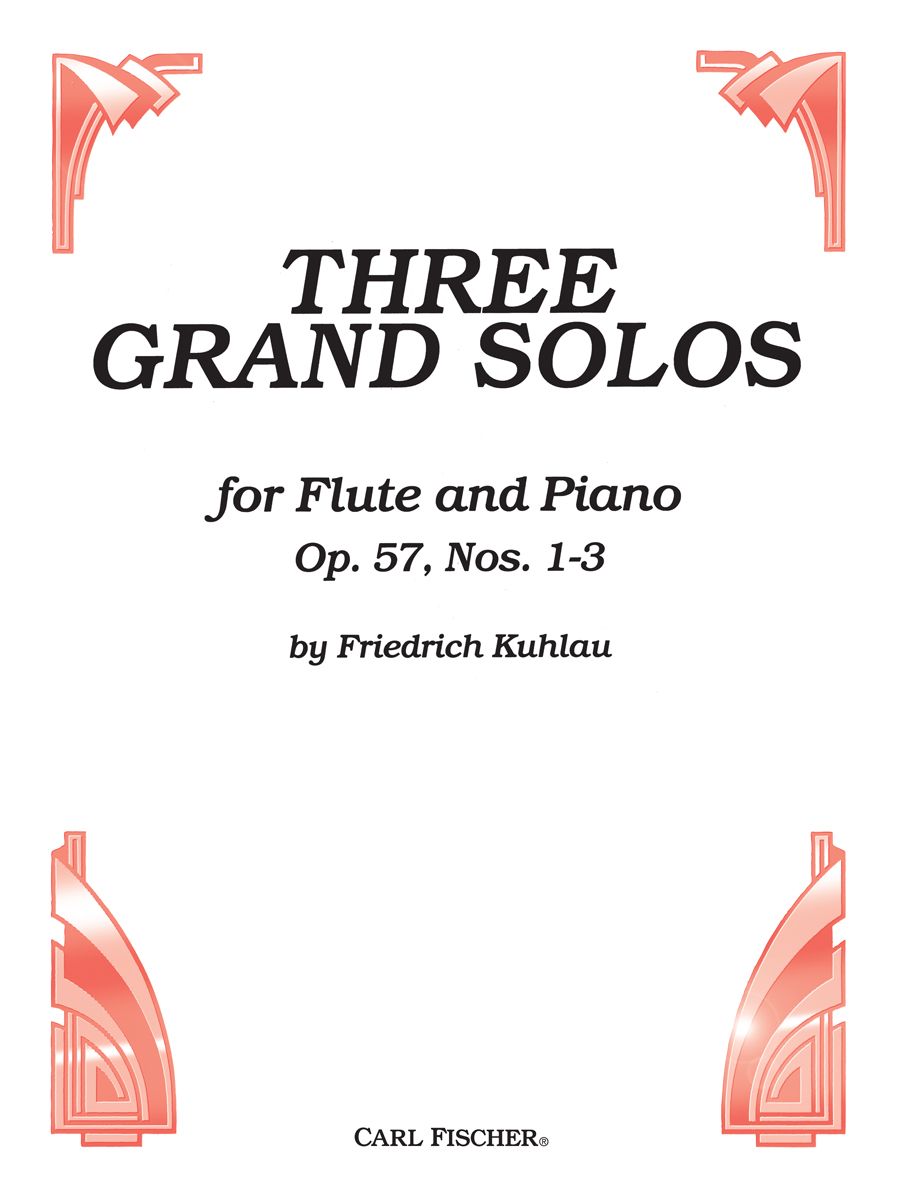 3つのグランド・ソロ 作品57（Fl.ソロ）／Three Grand Solos Op. 57 Nos. 1-3
