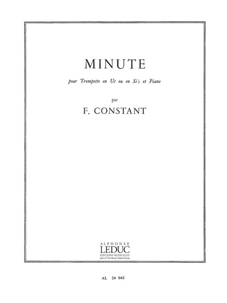 メヌエット（トランペットソロ）／Minute (Trumpet in C/Bb & Piano) - Franz Constant – ウィンズスコア