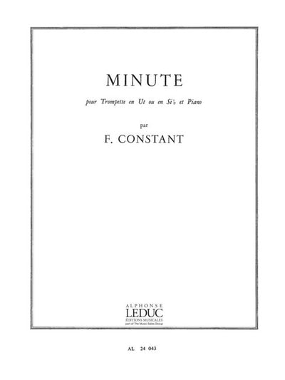 メヌエット（トランペットソロ）／Minute (Trumpet in C/Bb & Piano)
