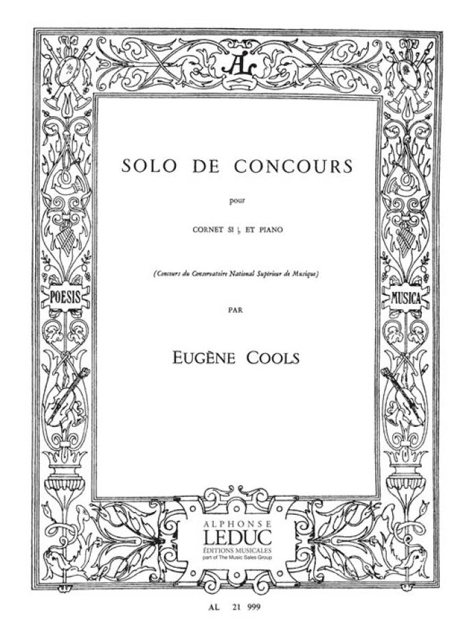 ソロ・ド・コンクール 作品84（トランペットソロ）／Solo De Concours Op. 84 (Trumpet & Piano)