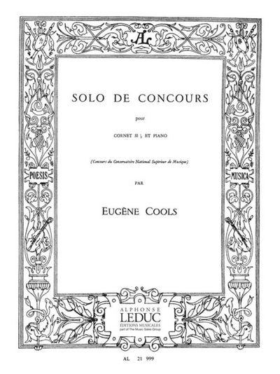 ソロ・ド・コンクール 作品84（トランペットソロ）／Solo De Concours Op. 84 (Trumpet & Piano)