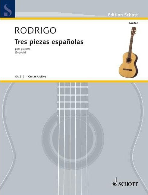 3つのスペイン風小品（Guitar.ソロ）／Three Spanish Pieces