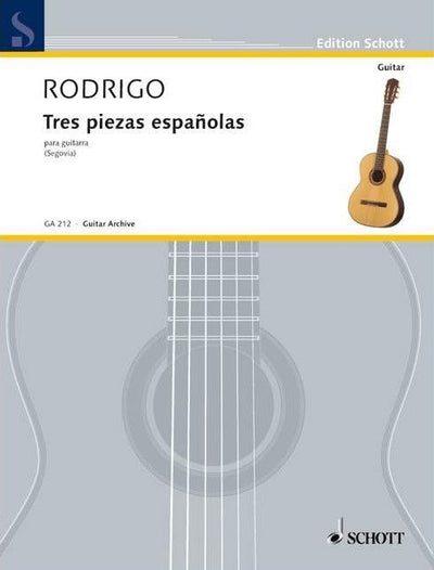 3つのスペイン風小品（Guitar.ソロ）／Three Spanish Pieces