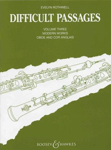 難しいパッセージ 第3巻／Difficult Passages Volume 3（Ob.）