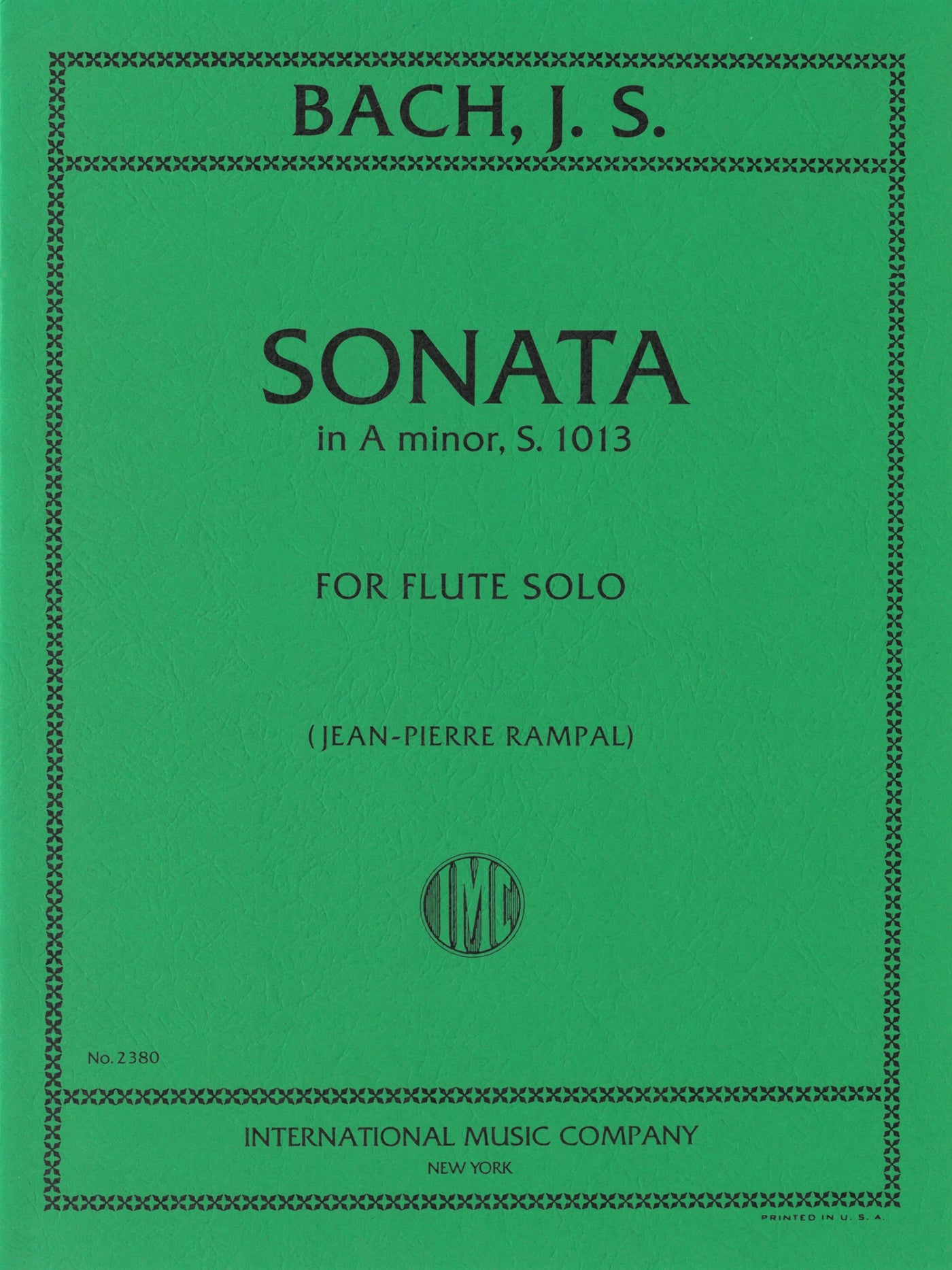 無伴奏フルートのためのソナタ（パルティータ）（Fl.ソロ）／Sonata in