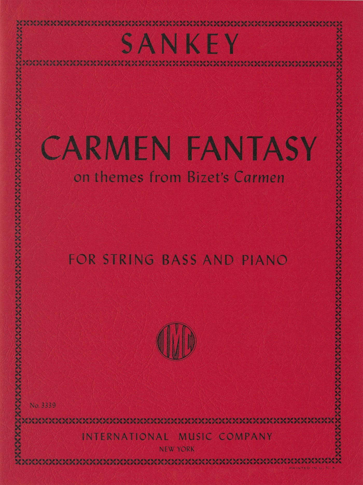 カルメン幻想曲（ビゼーのテーマによる）（コントラバスソロ）／Carmen Fantasy (on themes from Bizet's Carmen)