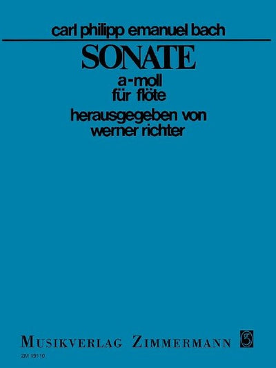 無伴奏フルート・ソナタ イ短調 Wq.132（Fl.ソロ）／Flute Sonata in A minor Wq. 132