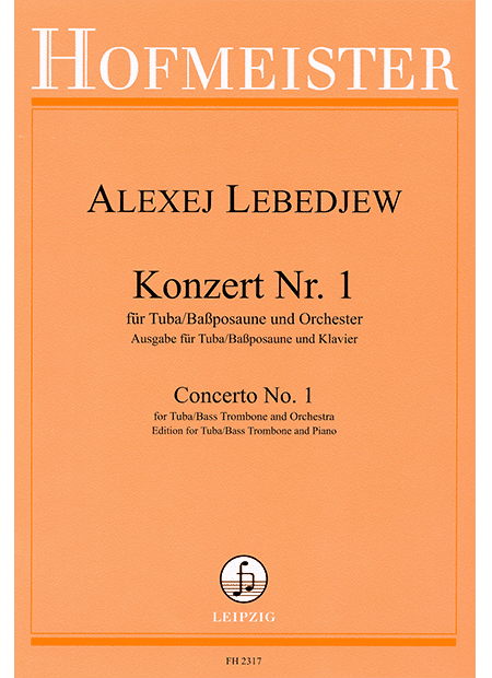 協奏曲第1番（1楽章の協奏曲）（チューバソロ）／Concerto No. 1 (Tuba/Bass Trombone & Piano)