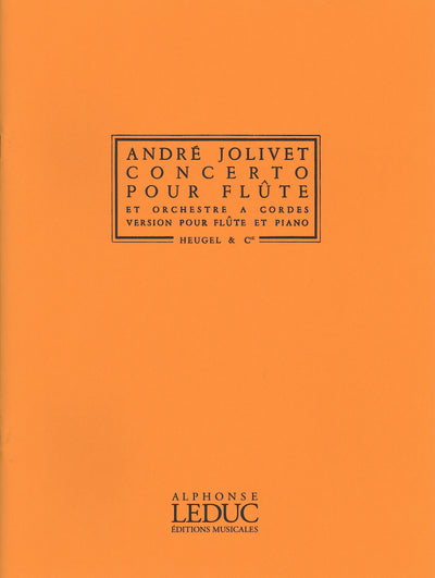 ジョリヴェ、アンドレ／Jolivet CONCERTOフルート協奏曲 フルート協奏曲（フルートソロ）／Flute Concerto (Flute & Piano