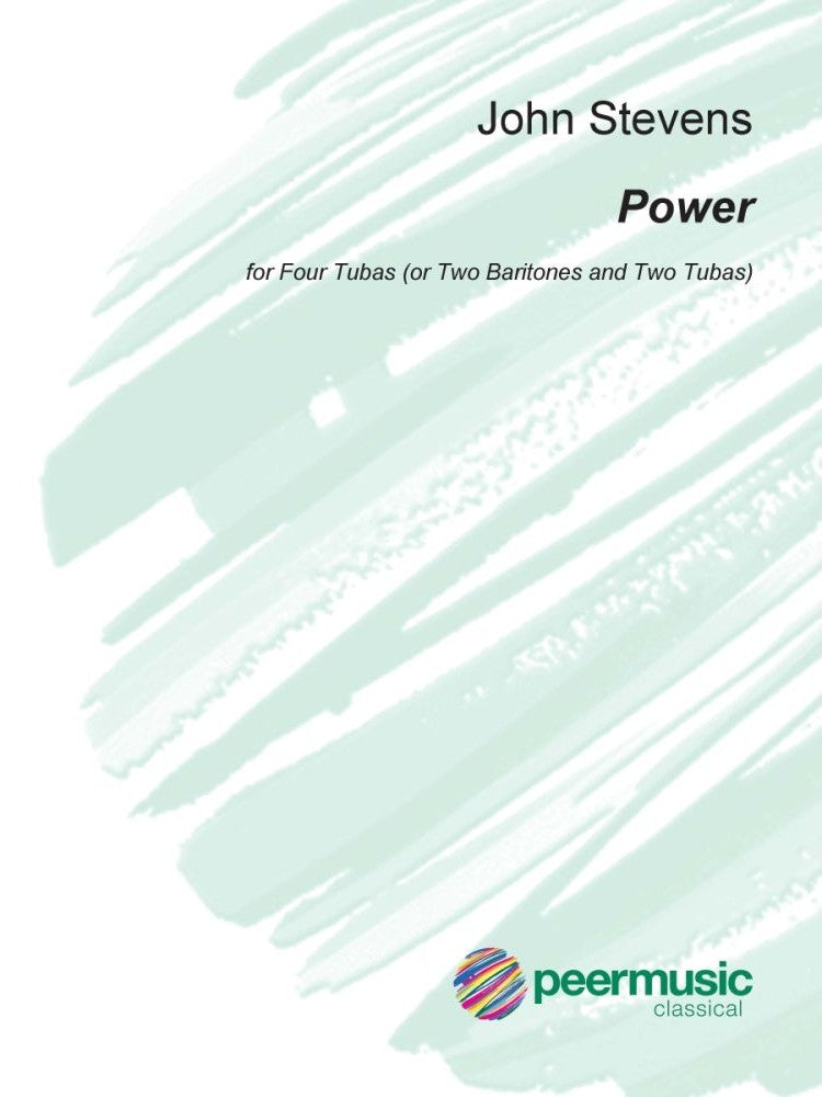 パワー（バリ・チューバ4重奏）／Power (4 Tuba or Baritone and Tuba Quartet)