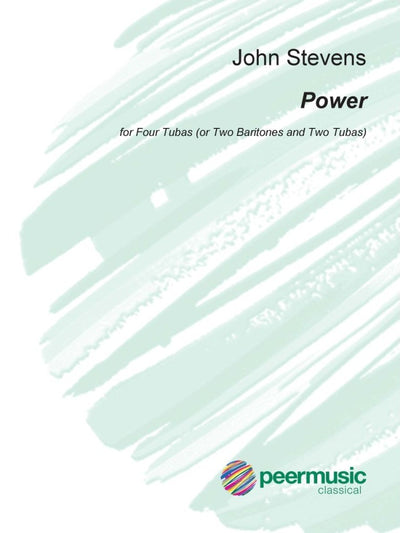 パワー（バリ・チューバ4重奏）／Power (4 Tuba or Baritone and Tuba Quartet)