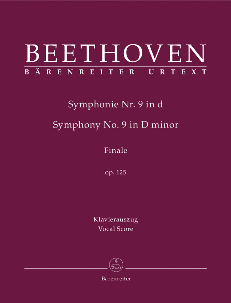 交響曲 第9番 ニ短調 Op.125 第4楽章／Symphony No. 9 in D minor Op. 125 (Vocal Score)