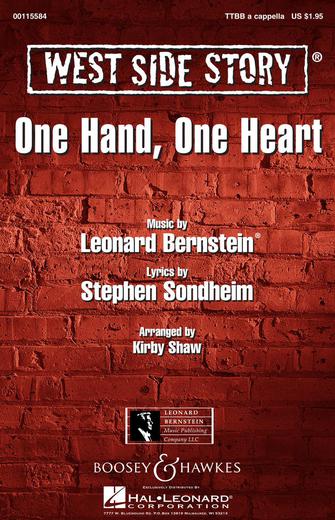 ひとつの心 (「ウエスト・サイド・ストーリー」より)〔男声4部合唱〕／One Hand, One Heart (from West Side Story)(TTBB a cappella)