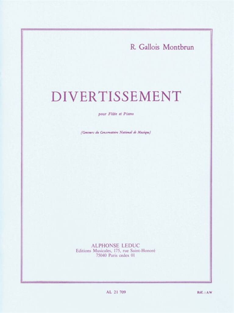 ディヴェルティスマン（Fl.ソロ）／Divertissement