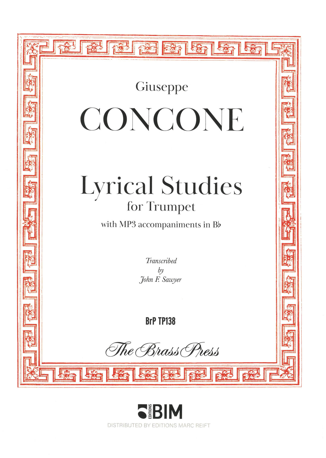 叙情的練習曲（トランペット）／Lyrical Studies (Trumpet) (Editions