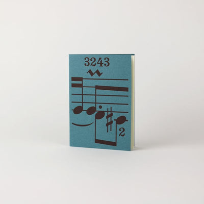 音楽モチーフ グリーティングカード／Folded card “Music”