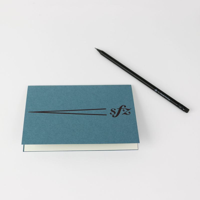 強弱記号 グリーティングカード／Folded card “Dynamic markings”