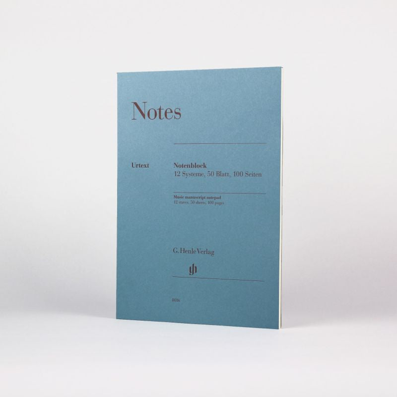 ヘンレ社製五線譜ノート／Notepad