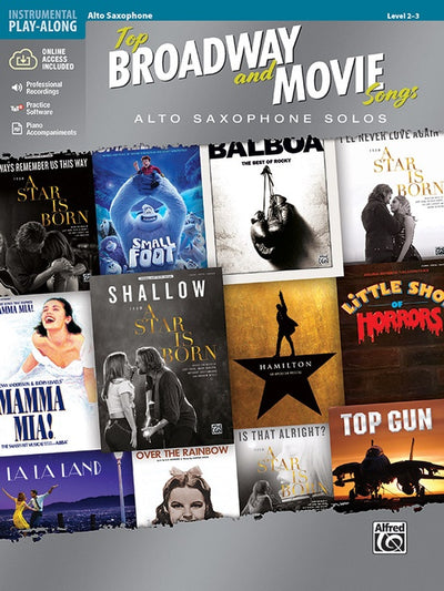 ブロードウェイ & 映画ヒット曲集（A.Sax.ソロ）／Top Broadway and Movie Songs