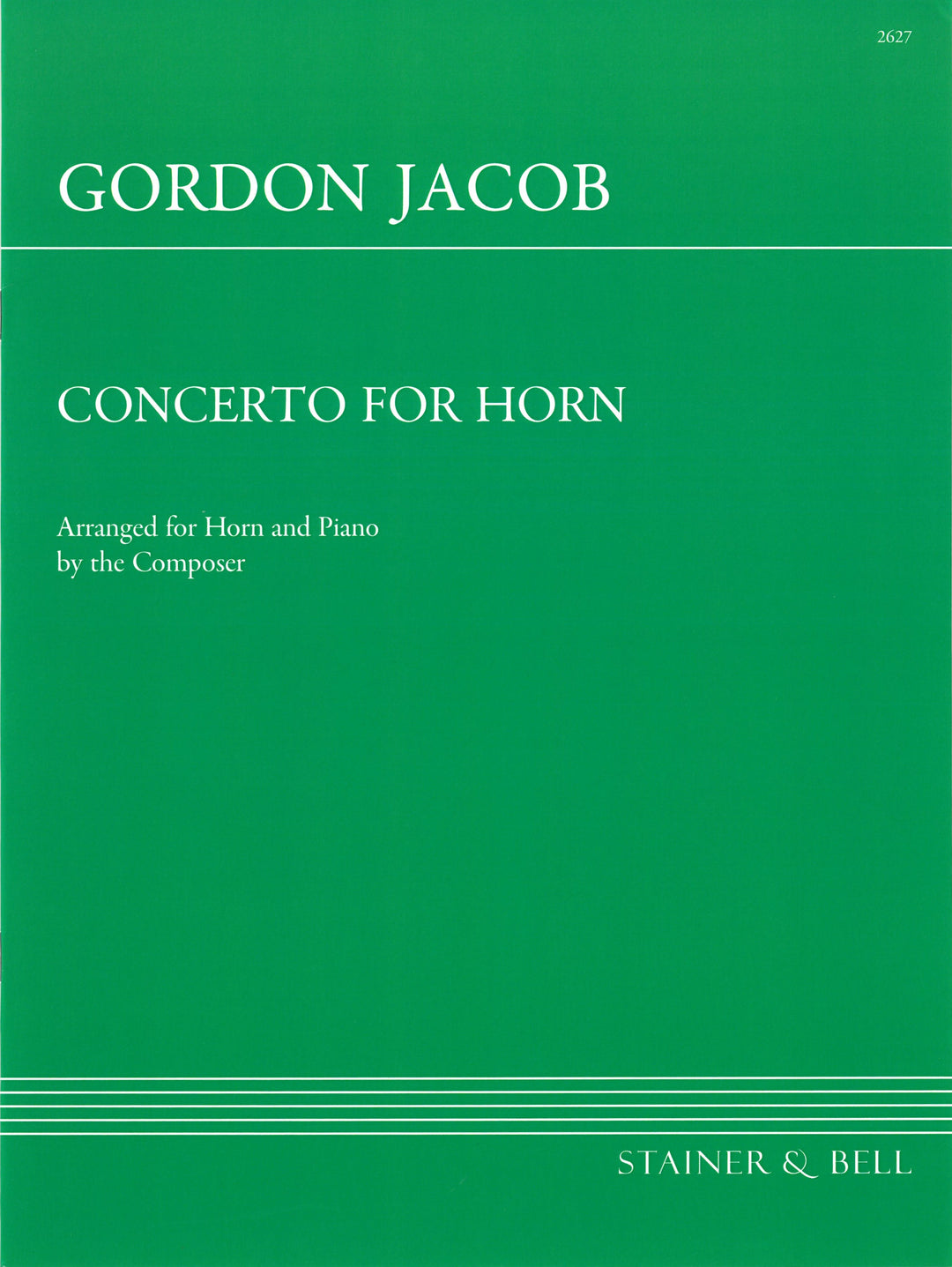 ホルン協奏曲（ホルンソロ）／Horn Concerto (Stainer & Bell