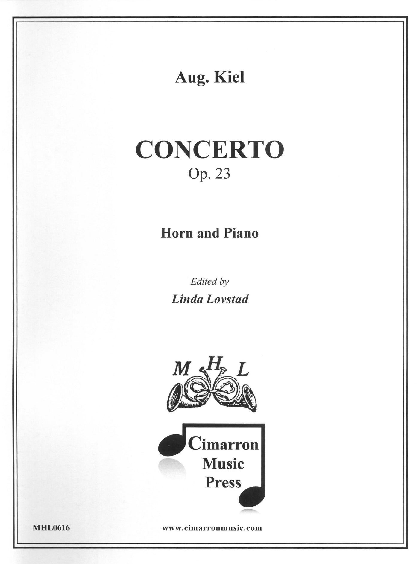 ホルン協奏曲 Op.23（ホルンソロ）／Horn Concerto Op. 23 (Kiel) (McCoy's Horn Library)