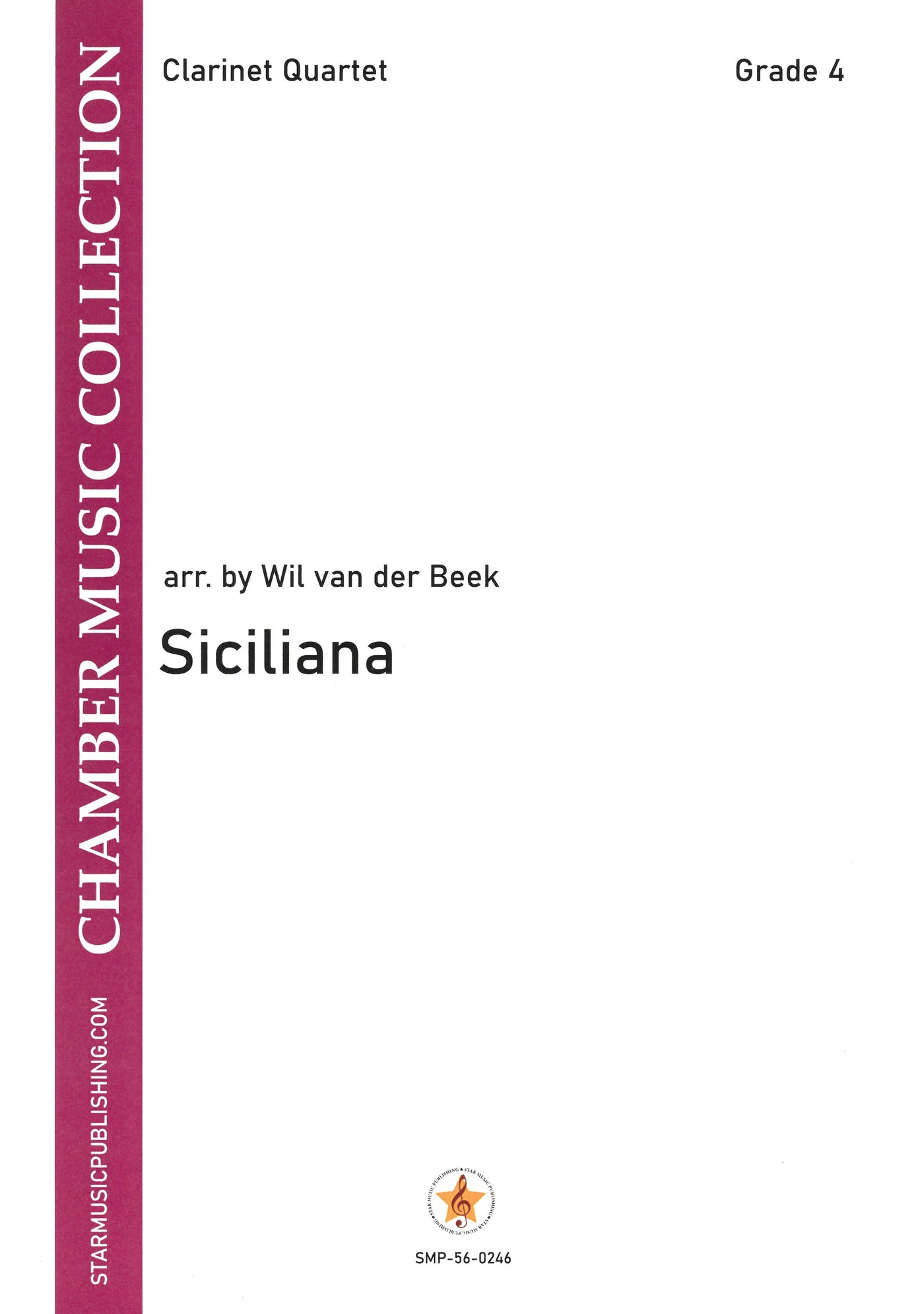 シチリアーナリュートのための古風な舞曲とアリア第3組曲より（クラリネット4重奏）／Siciliana