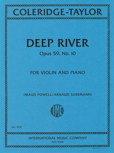 深い河 作品59 第10番 (ディープ・リヴァー) （Violin.ソロ）／Deep River Opus 59 No. 10