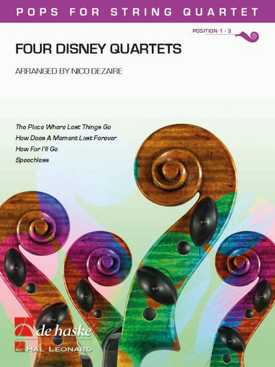 4つのディズニーの四重奏曲 （弦楽4重奏）／Four Disney Quartets