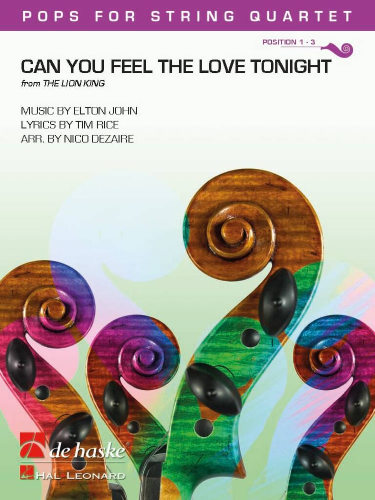 愛を感じて (「ライオン・キング」より) （弦楽4重奏）／Can You Feel the Love Tonight (from The Lion King)