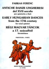 １７世紀の古いハンガリー舞曲（木管5重奏）／Early Hungarian Dances from the 17th Century