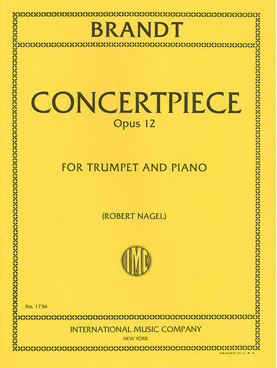ブラント：演奏会用小品（コンサートピース）第2番 作品12／Concertpiece Op. 12（Trp.ソロ）