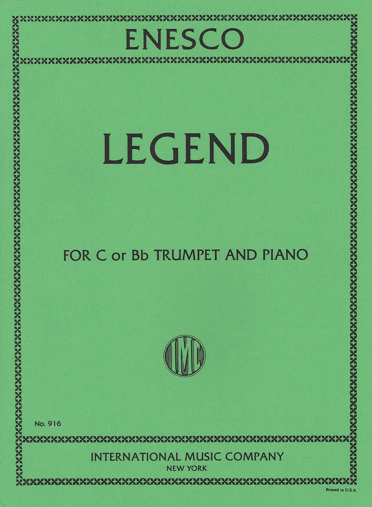 エネスコ：伝説（トランペットソロ）／Legend (Trumpet & Piano