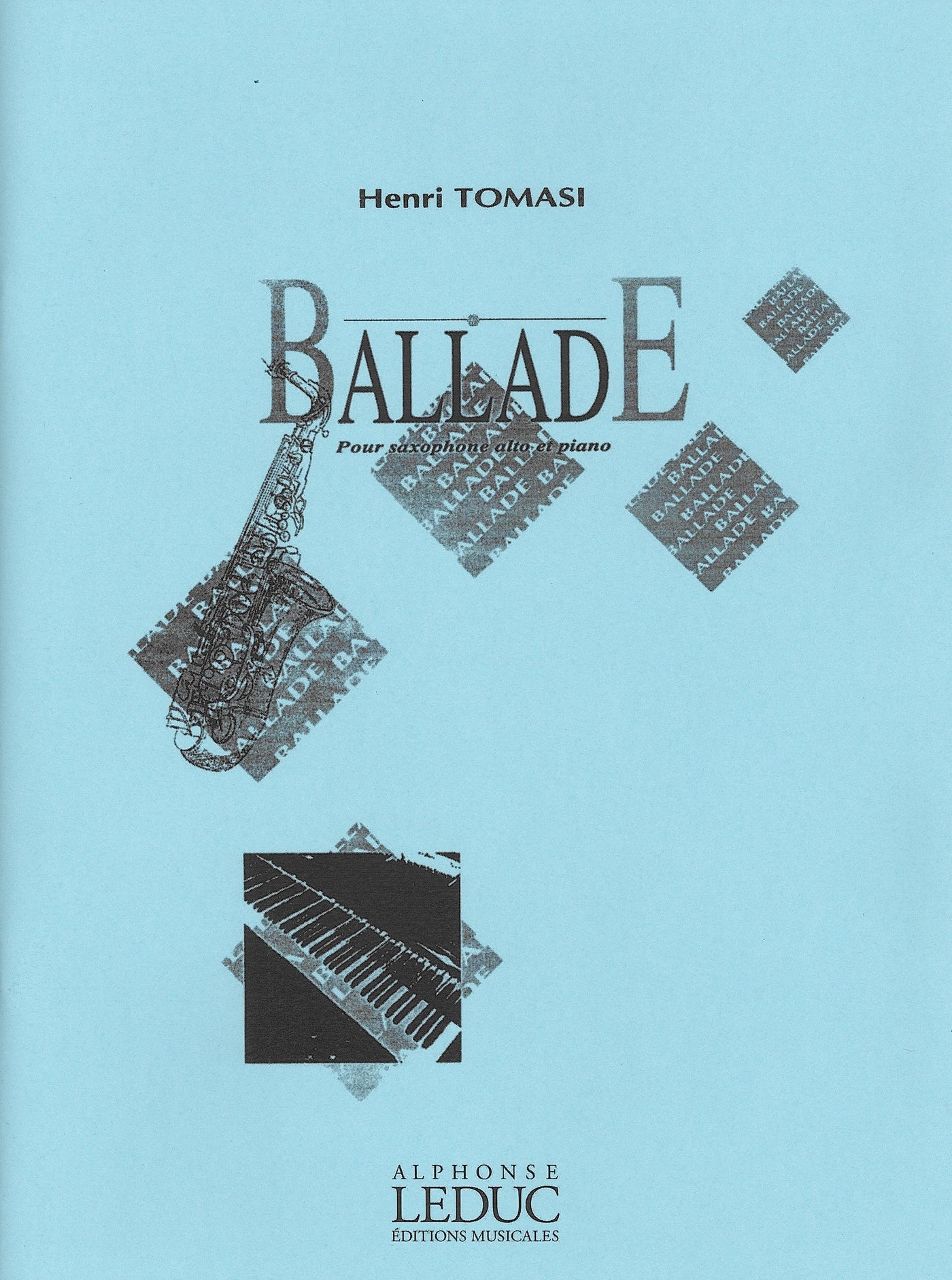 バラード（A.Sax.ソロ）／Ballade (pour Saxophone Alto et Orchestre