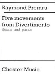 ディヴェルティメントからの5つの楽章（金管10重奏）／Five Movements from Divertimento