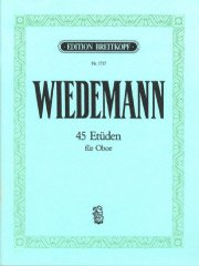 ヴィーデマン：オーボエのための45の練習曲集／45 Studies for Oboe（Ob.）